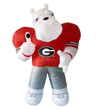 7ft Inflatable NCAA Georgia Hairy Bulldog Mascot Picture