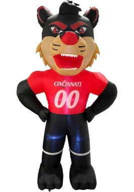 7ft Inflatable NCAA University of Cincinnati Bearcats Mascot Picture