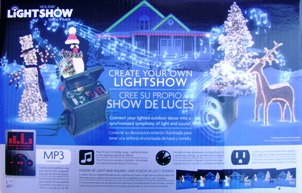 Holiday Gemmy LightShow Music Box with Speaker