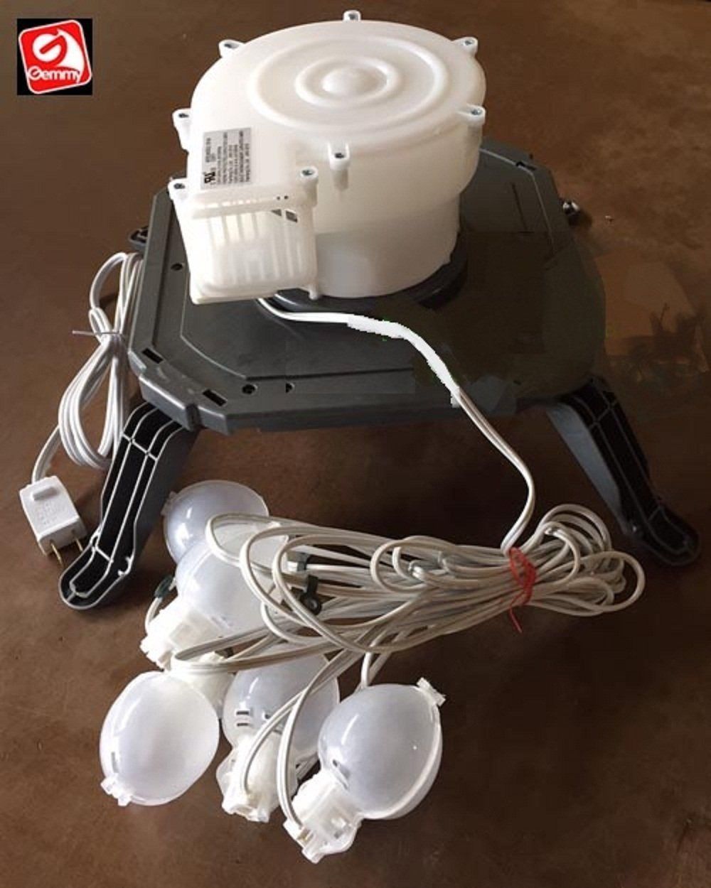 Gemmy YEF-125 Replacement Fan Base and Lights 